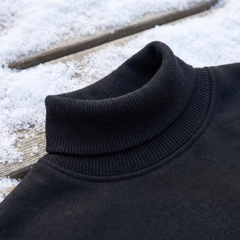 High Neck Thermal Top for Men, Long Sleeve Base Layer - product view 3 | Buffalo Gears