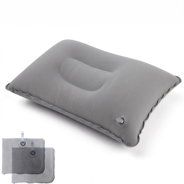 Inflatable Travel Pillow for Neck and Lower Back Support