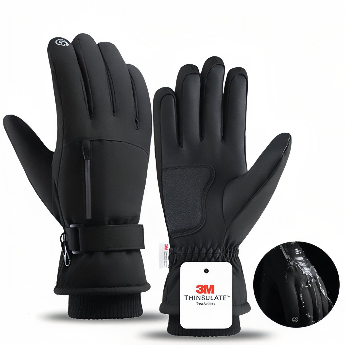 Insulated Waterproof Gloves for Extreme Winter Trekking - product view 1 | Buffalo Gears