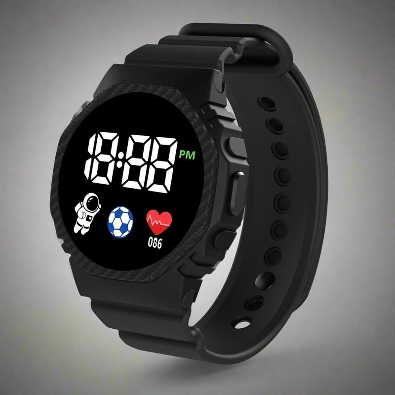 Kids' Splash-Resistant Digital Outdoor Sports Watch - product view 8 | Buffalo Gears