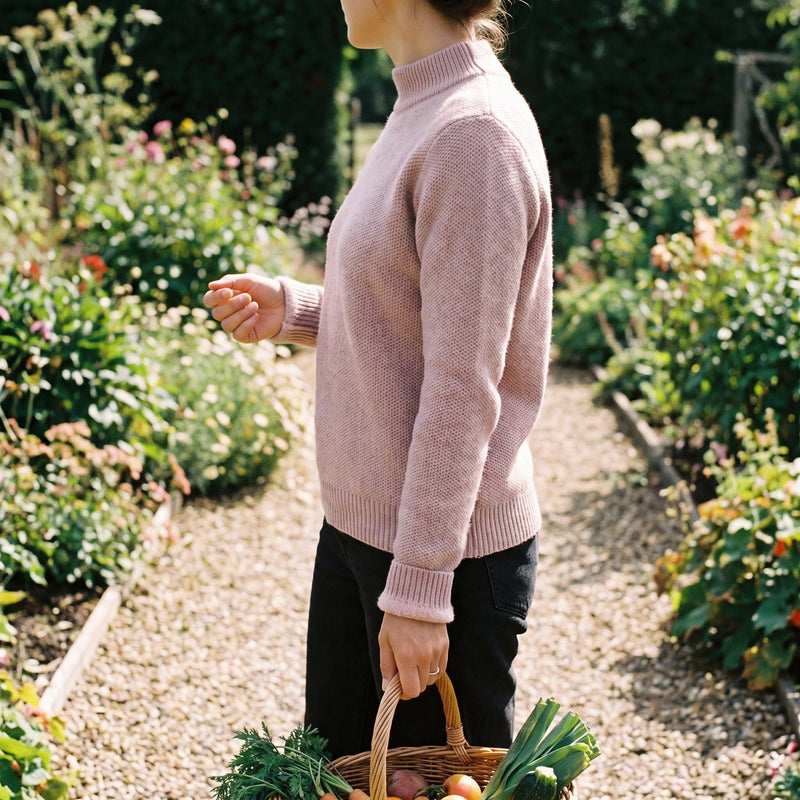 Knit Jumper for Women with Fleece Lined Collar - product view 4 | Buffalo Gears