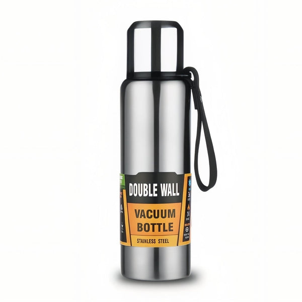 Large-Capacity Insulated Steel Flask for Outdoor Trips