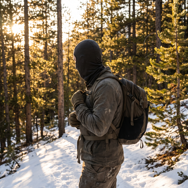Lightweight Balaclava for Sun, Wind and Cold Weather - product view 2 | Buffalo Gears