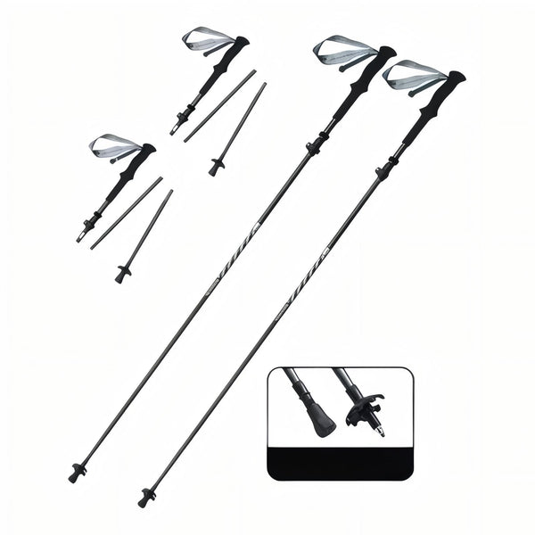 Lightweight Carbon Fibre Folding Trekking Pole