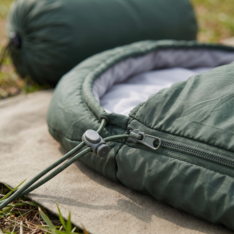 Lightweight Hooded Mummy Sleeping Bag with Sack - product view 3 | Buffalo Gears