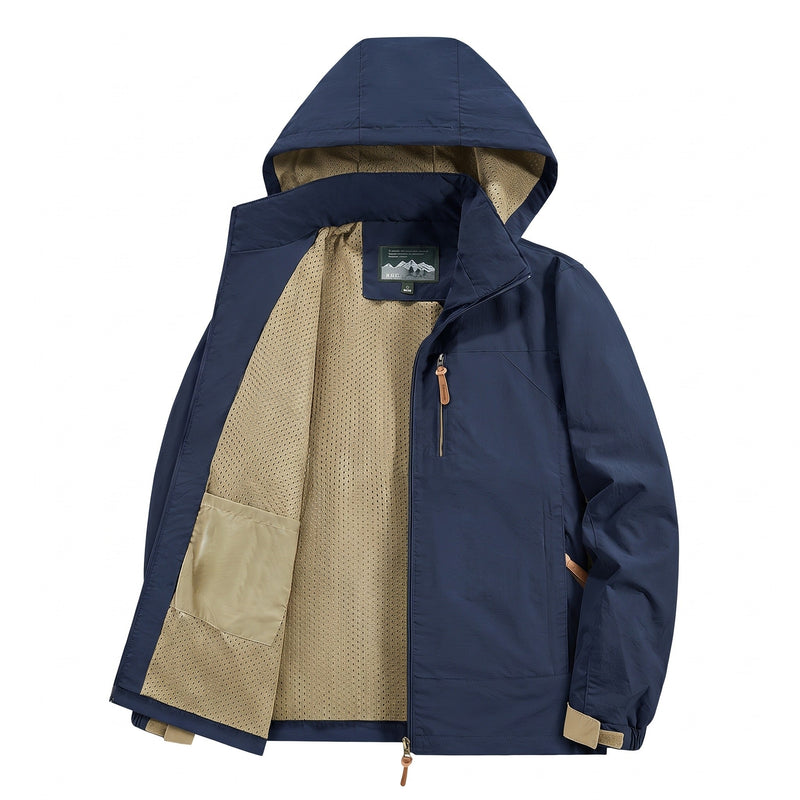 Lightweight Polyamide Hooded Jacket for Men - product view 8 | Buffalo Gears