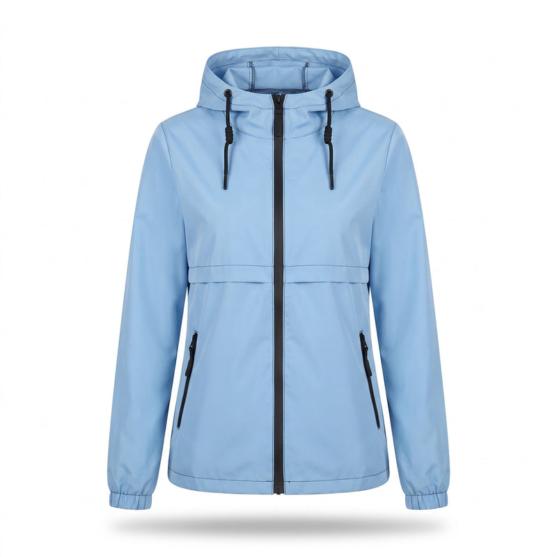 Long Windbreaker for Women with Rain Protection - product view 5 | Buffalo Gears