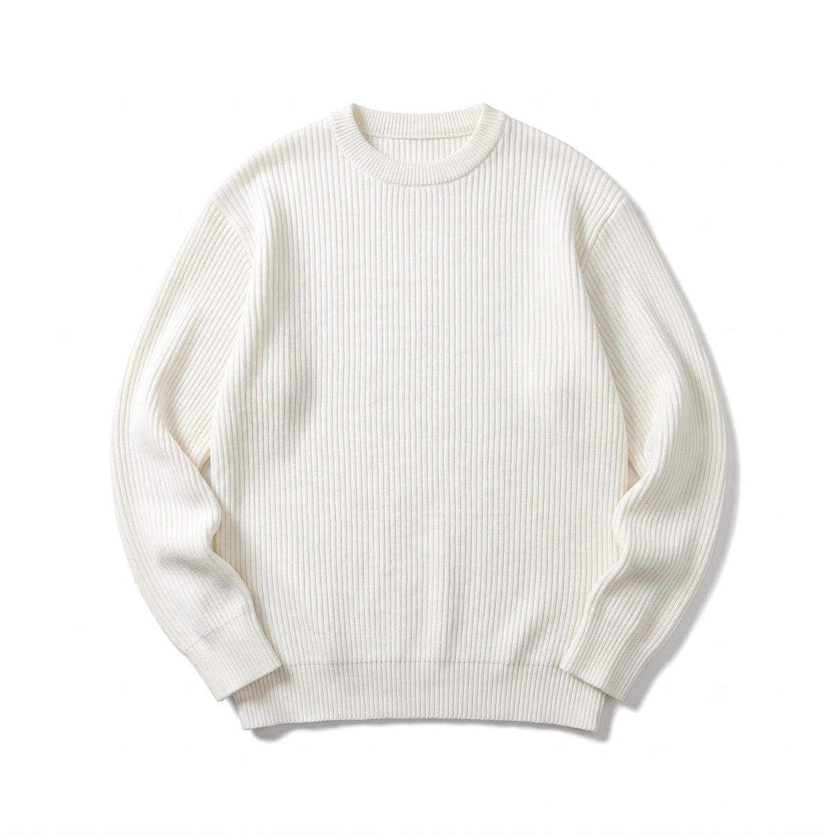 Loose Ribbed Knit Tee for Men, Long Sleeve - product view 1 | Buffalo Gears