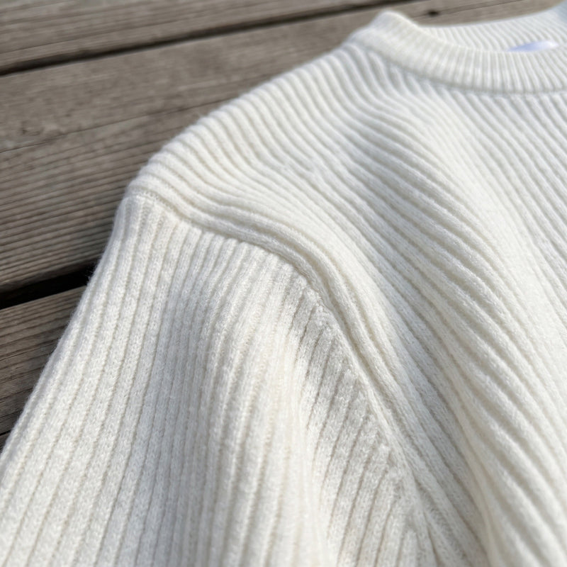 Loose Ribbed Knit Tee for Men, Long Sleeve - product view 3 | Buffalo Gears