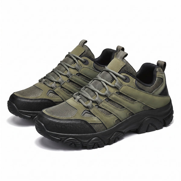 Low Cut Hiking Shoes for Men, Breathable Lace Up