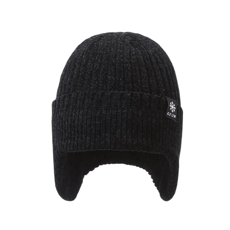 Men's Fleece-Lined Earflap Beanie for Cold Winter Days - product view 8 | Buffalo Gears