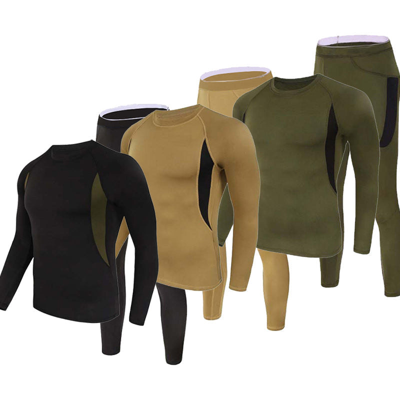 Men's Fleece-Lined Thermal Base Layer Set for Cold Weather - product view 9 | Buffalo Gears