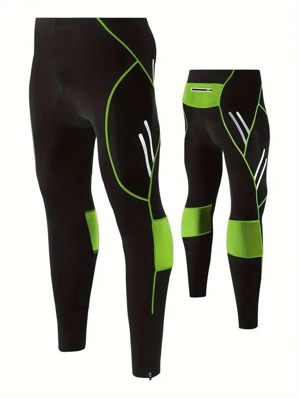 Men's Gel-Padded Cycling Tights for Long Rides