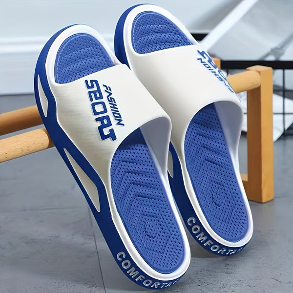 Men's Lightweight Non-Slip Slides for Beach and Camp