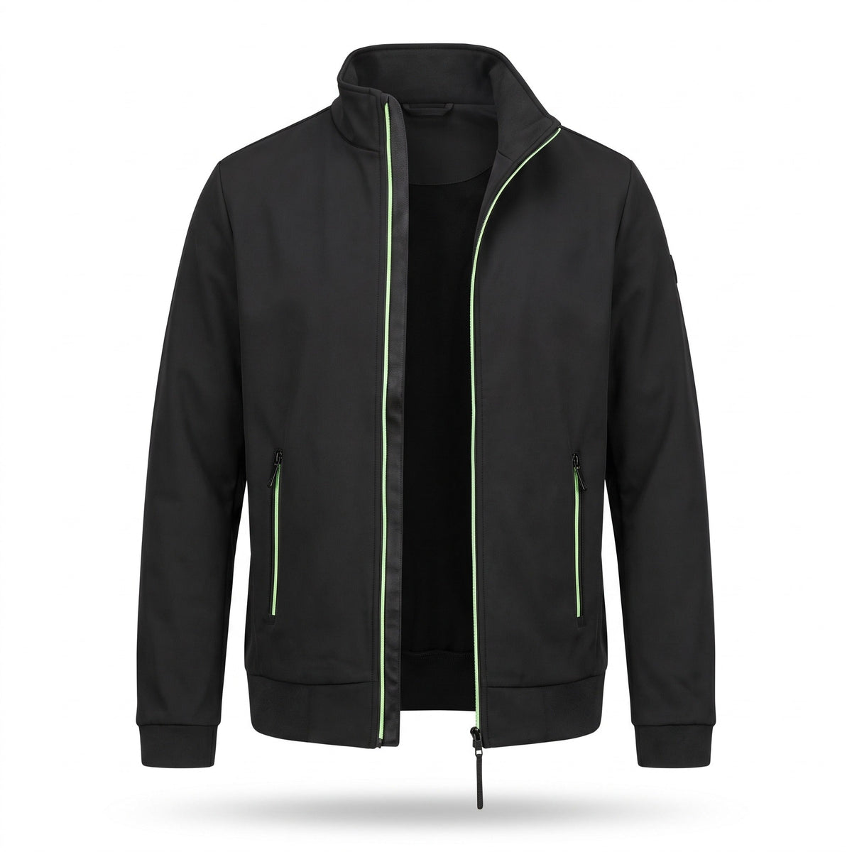 Men's Long Zip Knitted Jumper for Autumn and Winter - product view 1 | Buffalo Gears