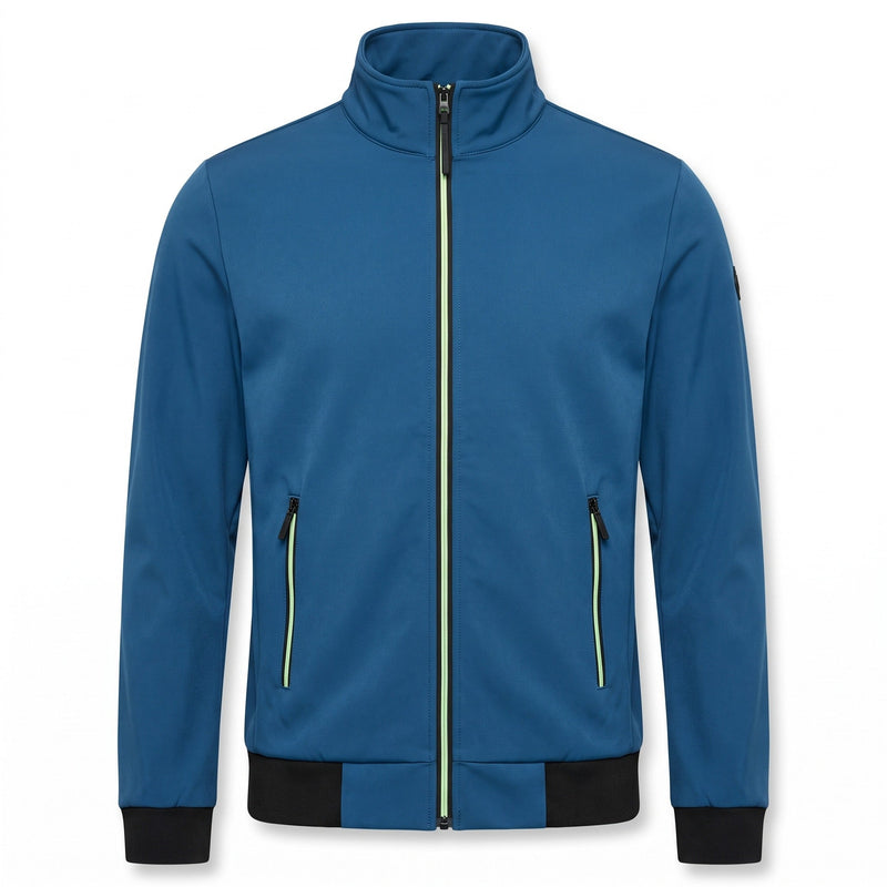 Men's Long Zip Knitted Jumper for Autumn and Winter - product view 13 | Buffalo Gears