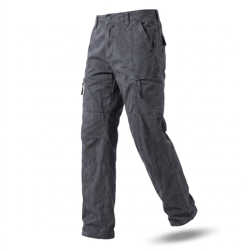 Men's Organic Cotton Cargo Trousers in Relaxed Fit - product view 7 | Buffalo Gears