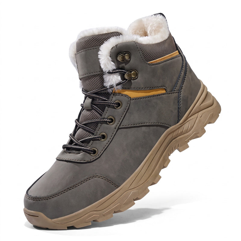 Men's Plush Lined Winter Hiking Boots with Deep Tread - product view 6 | Buffalo Gears