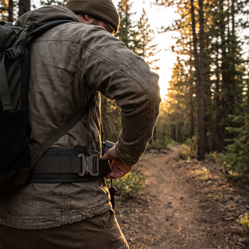 Men's Quick-Release Battle Belt for Tactical Loadouts - product view 2 | Buffalo Gears