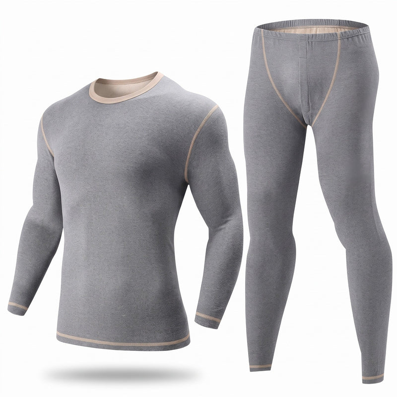 Men's Slim Fit Base Layer Set with Long Sleeve Top - product view 8 | Buffalo Gears