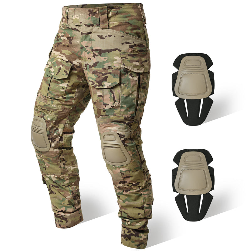 Men's Tactical Combat Uniform Set with Removable Knee Pads - product view 4 | Buffalo Gears