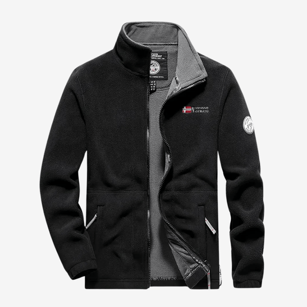 Men's Warm Fleece Jacket for Autumn and Winter Hikes