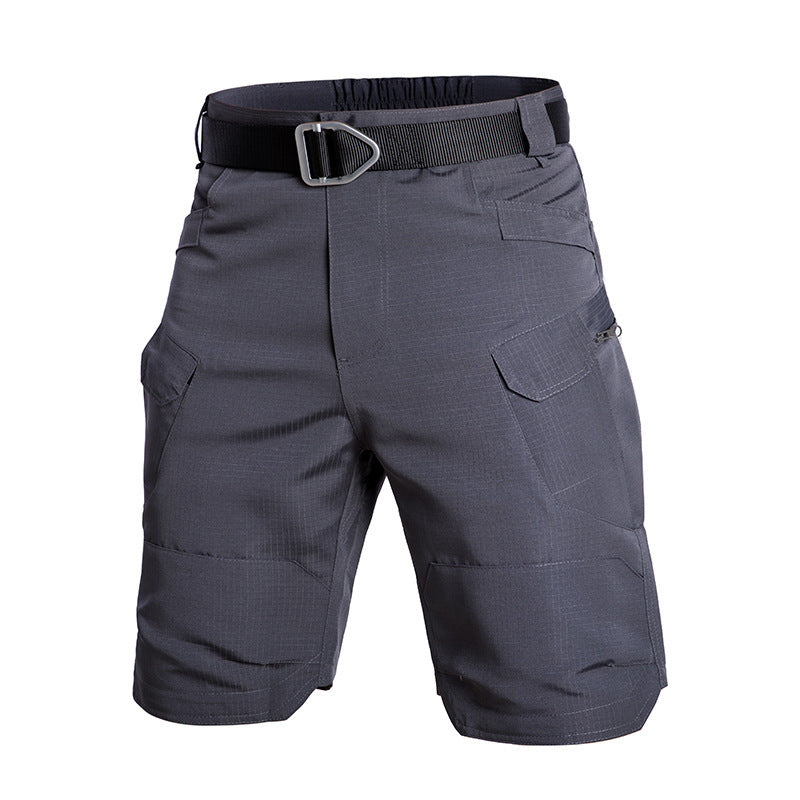 Men's Water-Resistant Ripstop Cargo Shorts for Trail Wear - product view 5 | Buffalo Gears