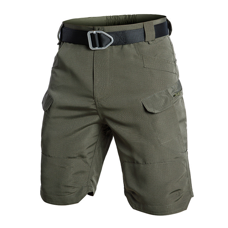 Men's Water-Resistant Ripstop Cargo Shorts for Trail Wear - product view 7 | Buffalo Gears