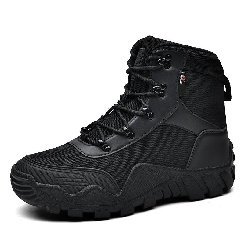 Men's Waterproof Combat Boots with Non-Slip Grip - product view 1 | Buffalo Gears