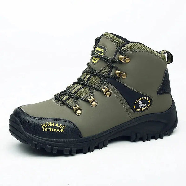 Men's Wide Fit Water-Resistant Hiking Boots for Trekking