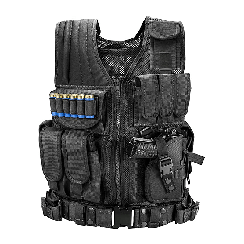 Modular Mesh-Vented Tactical Vest for Scenario Training - product view 1 | Buffalo Gears
