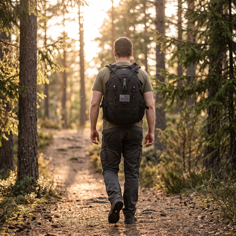 MOLLE Tactical Assault Backpack for Hiking and Travel - product view 2 | Buffalo Gears