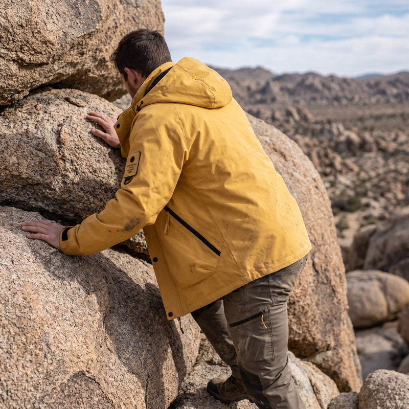 Outdoor Jacket for Men with Large Zip Pockets - product view 4 | Buffalo Gears