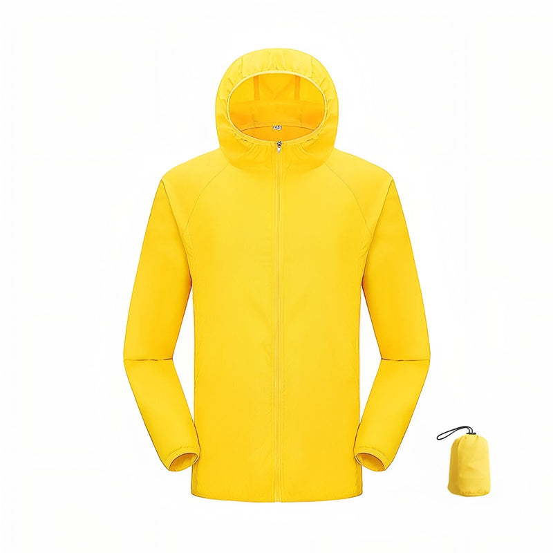 Packable Unisex Rain Shell for Hiking and Trekking - product view 14 | Buffalo Gears