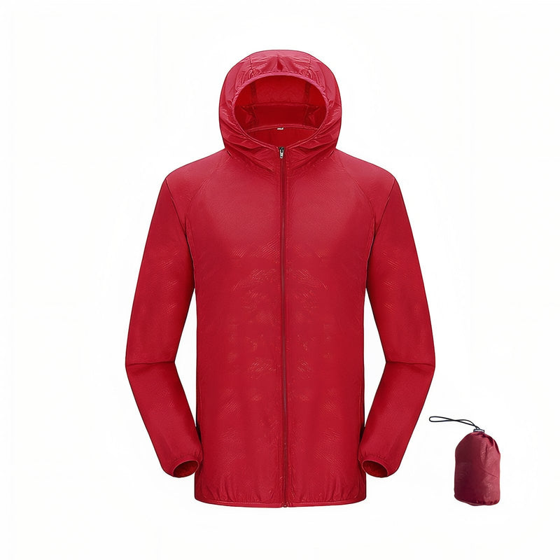 Packable Unisex Rain Shell for Hiking and Trekking - product view 21 | Buffalo Gears