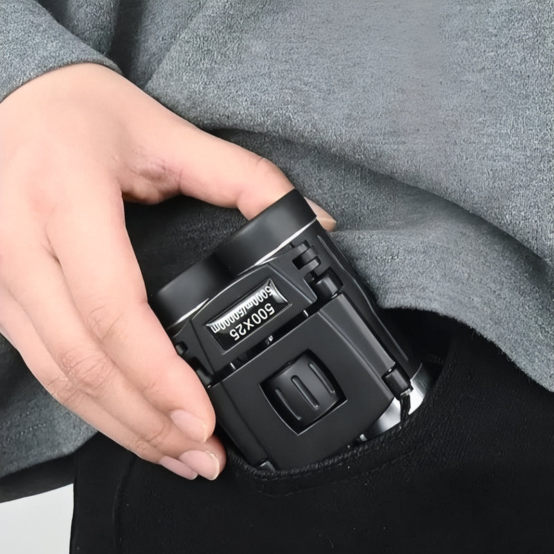 Pocket-Sized 8x22 HD Binoculars for Hiking and Travel Adventures - product view 2 | Buffalo Gears