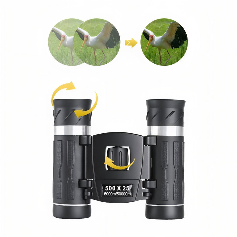 Pocket-Sized 8x22 HD Binoculars for Hiking and Travel Adventures - product view 12 | Buffalo Gears