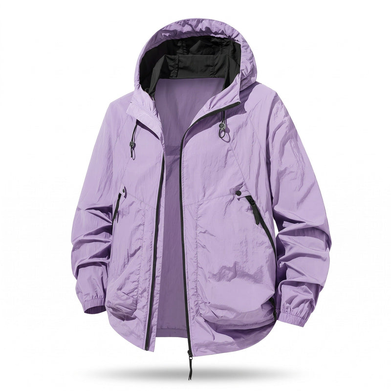 Quick Dry Outdoor Jacket for Men with Zip Pockets - product view 8 | Buffalo Gears