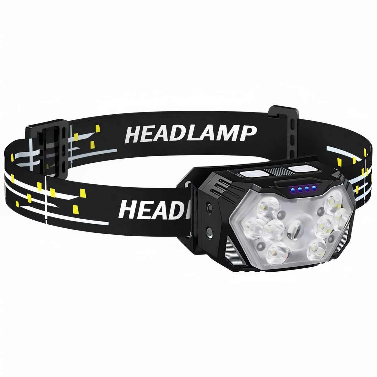 Rechargeable LED Headlamp with Motion Sensor for Trails - product view 1 | Buffalo Gears