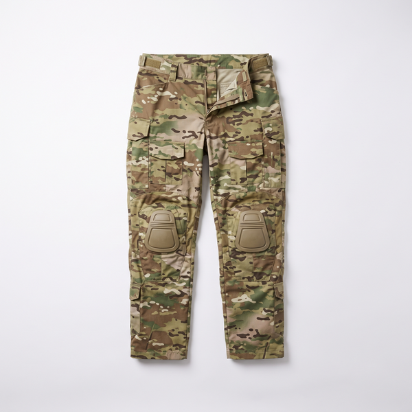 Ripstop Combat Trousers with Removable Knee Pads