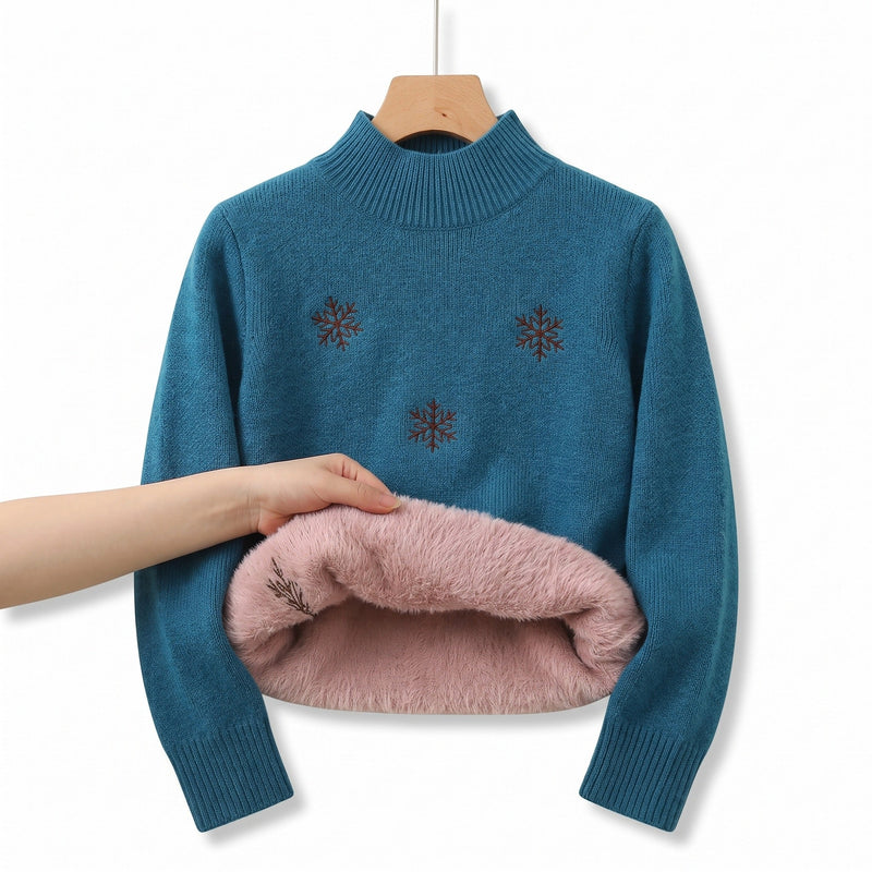 Snowflake Jumper for Women with Embroidered Detail - product view 9 | Buffalo Gears