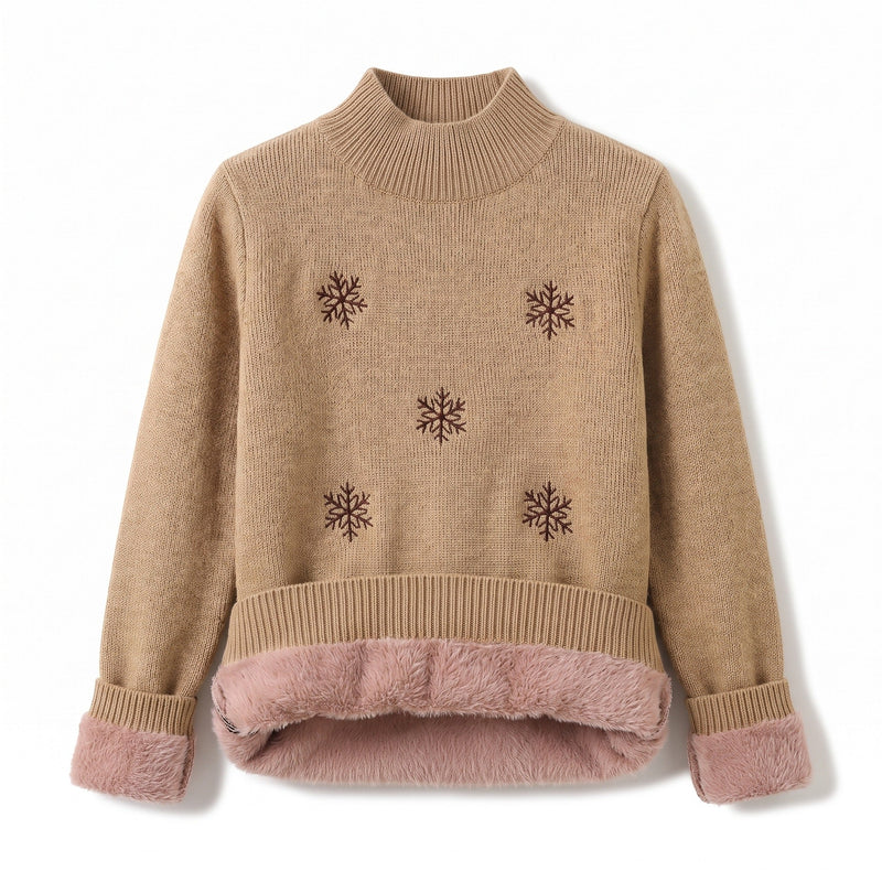 Snowflake Jumper for Women with Embroidered Detail - product view 14 | Buffalo Gears