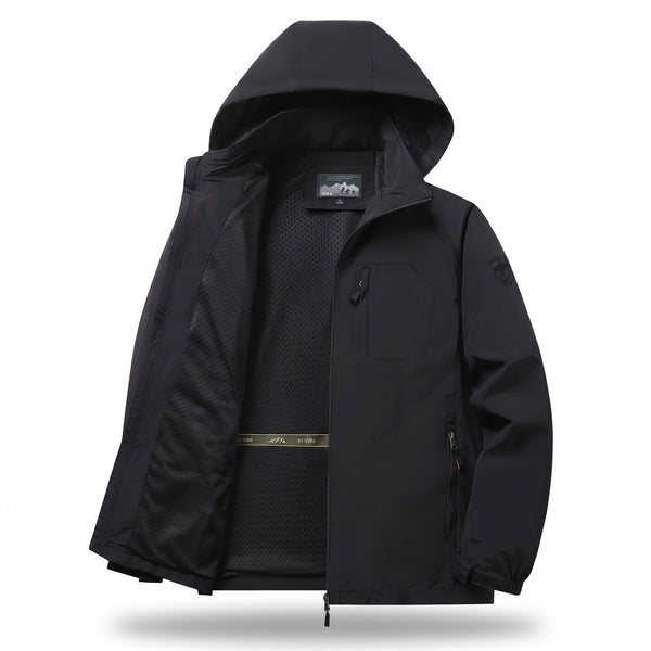 Softshell Jacket for Men with Detachable Hood