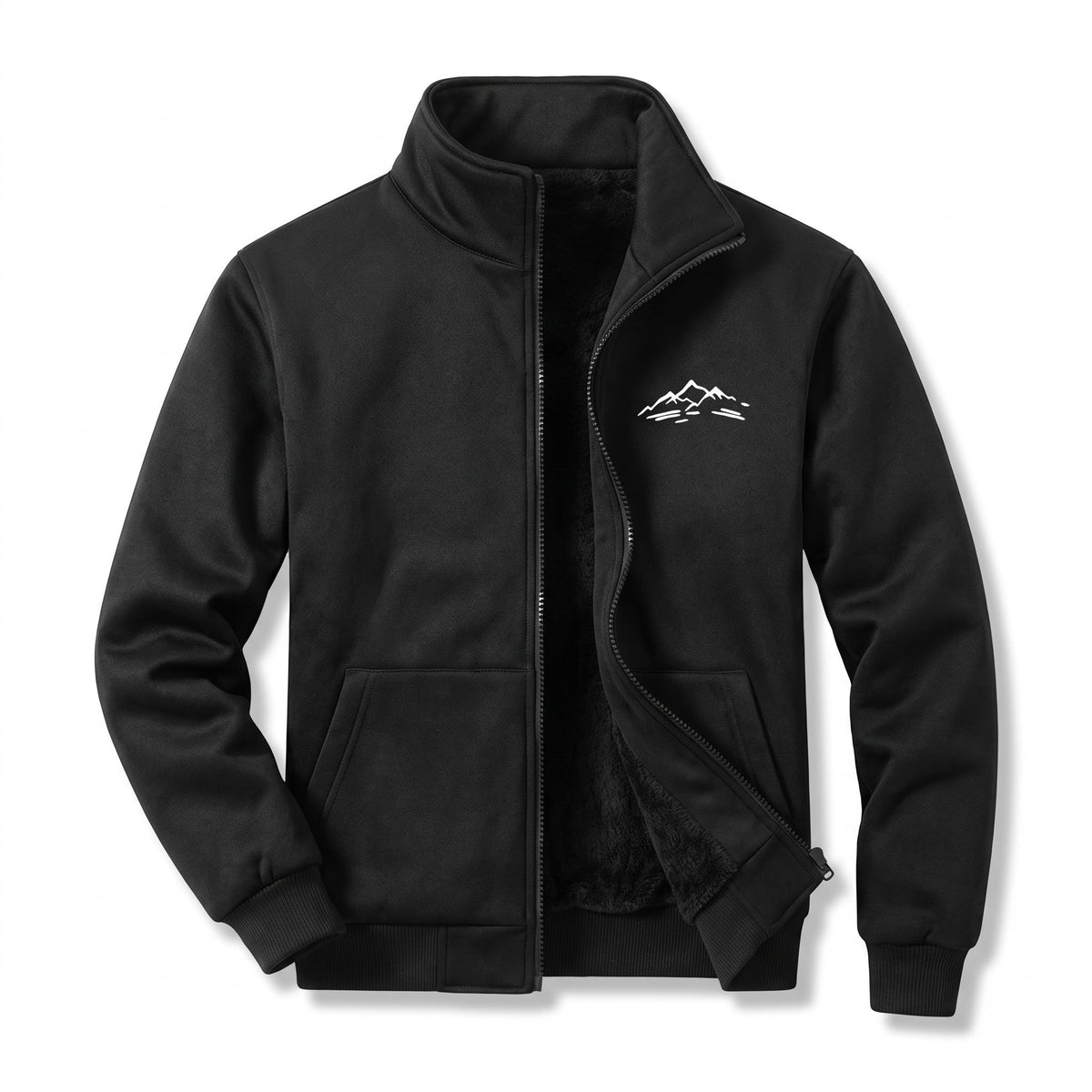 Sport Jacket for Men with Stand Collar and Graphic - product view 1 | Buffalo Gears