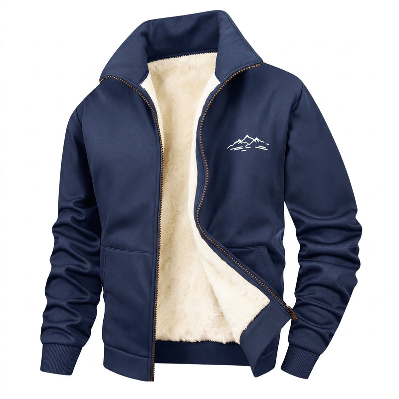 Sport Jacket for Men with Stand Collar and Graphic - product view 5 | Buffalo Gears