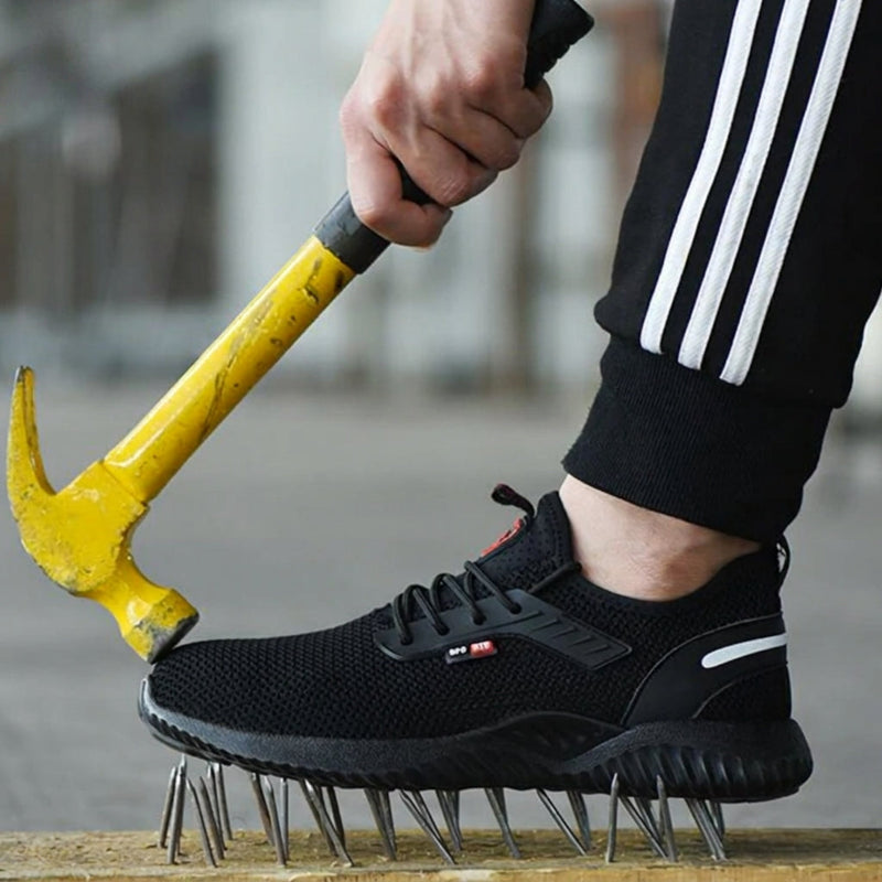 Steel Toe Safety Trainers for Long Work Shifts - product view 3 | Buffalo Gears