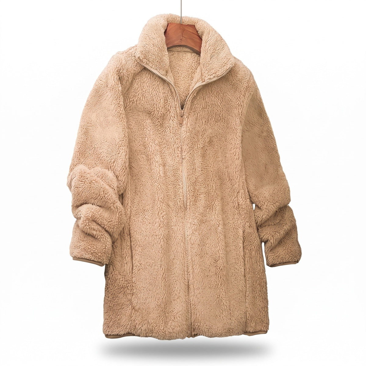 Stretch Teddy Fleece Jacket for Women, Zip Front - product view 1 | Buffalo Gears