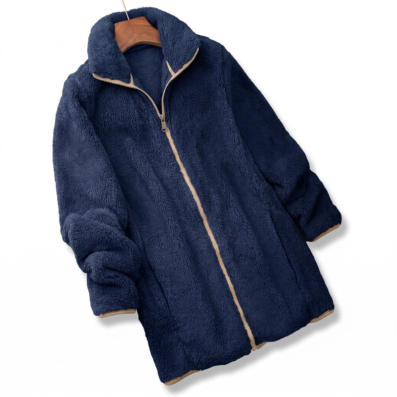 Stretch Teddy Fleece Jacket for Women, Zip Front - product view 5 | Buffalo Gears