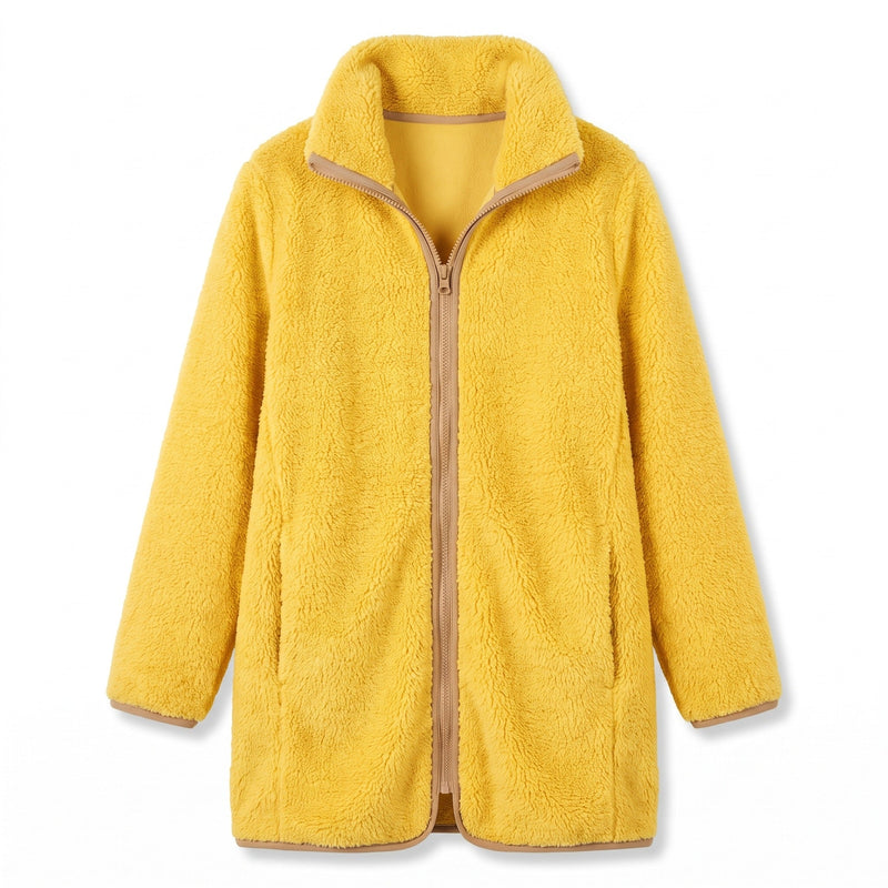 Stretch Teddy Fleece Jacket for Women, Zip Front - product view 7 | Buffalo Gears