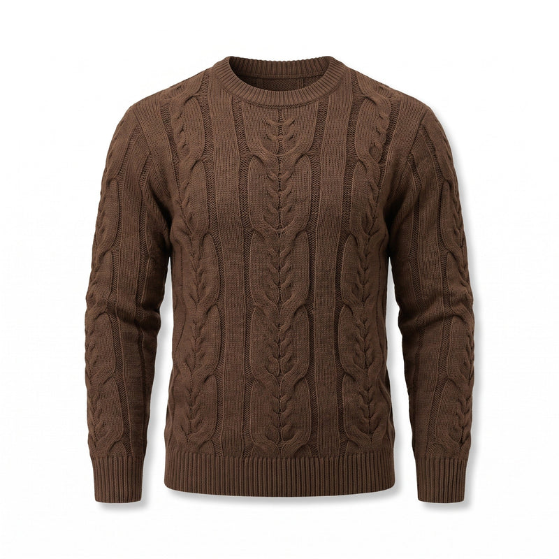 Striped Knit Jumper for Men with Ribbed Cuffs - product view 9 | Buffalo Gears